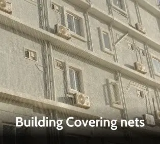 Building covering nets in Chennai for full exterior protection from birds and debris.