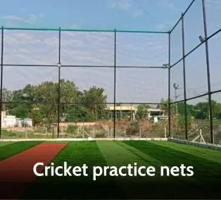 Cricket practice nets in Chennai for professional and home cricket training.